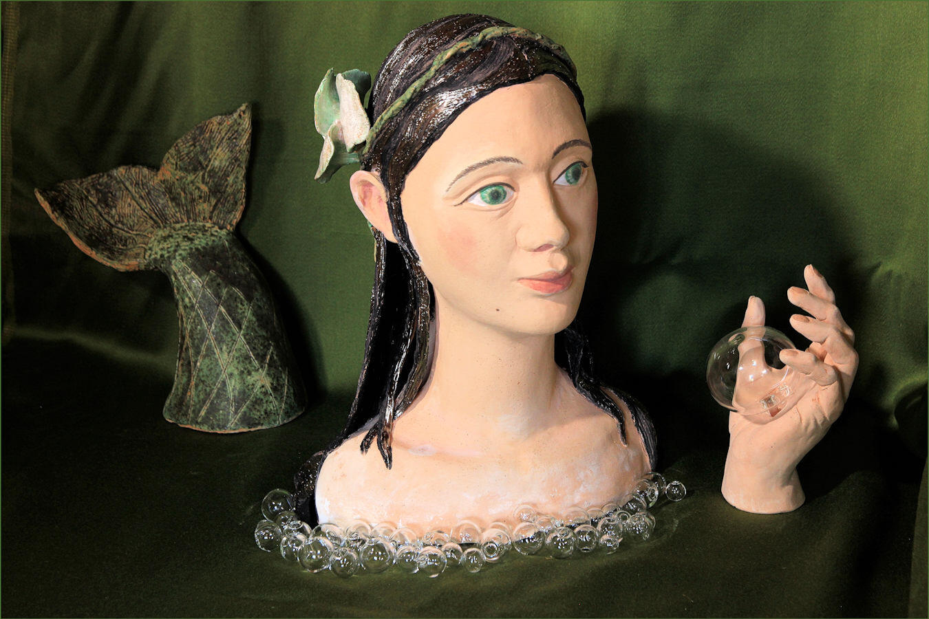 Sirene - Keramik und Glas