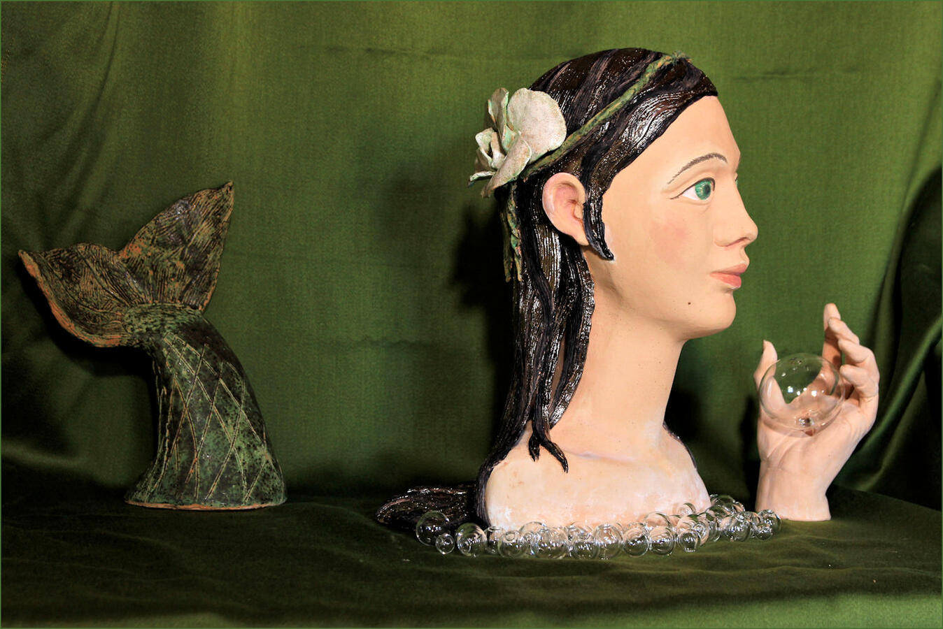 Sirene - Keramik und Glas